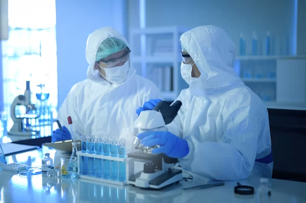 Laboratory samples prepared for metabolic testing